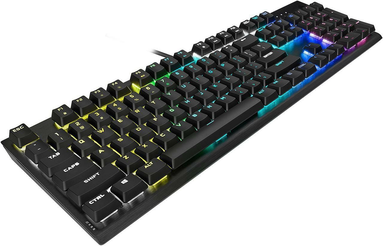 CORSAIR K60 RGB PRO LOW PROFILE механическая игровая клавиатура, Backl