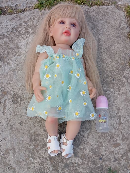 Лялька кукла вінілова лялька реборн 60 см