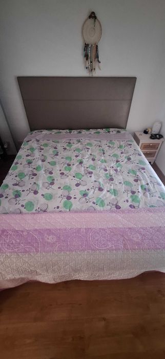 Somier cama + Colchão + Cabeceira