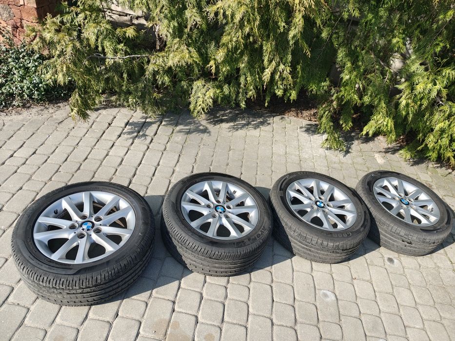 Koła BMW 16" 5x120  72,6 opony 225x50x16 Letnie
