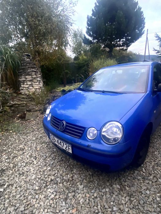 Błękitny VOLKSWAGEN POLO diesel, 1,9 SDI ROK 2002