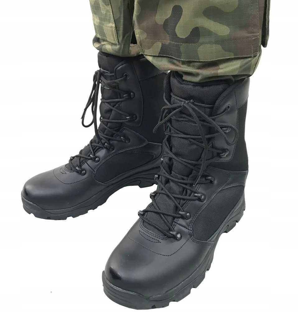 Buty TACTICAL wysokie sznurowane glany MMB r. 37 - WYPRZEDAŻ