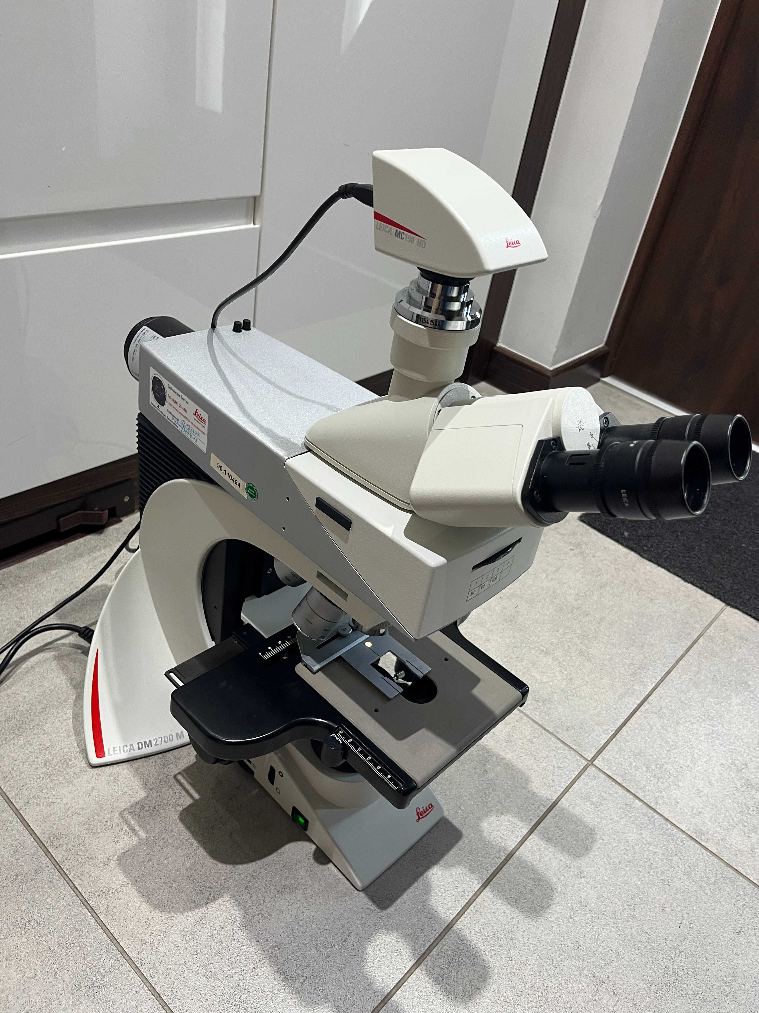 Mikroskop Metalograficzny Leica DM2700 M z Kamerą i Oświetleniem RL TL