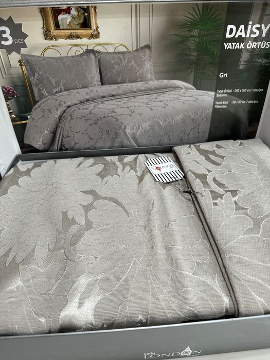 Турецький набір покривало та дві наволочки, євро