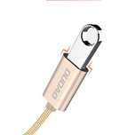 Dudao adapter przejściówka kabel OTG z USB 2.0 na USB Typ C szary (L15