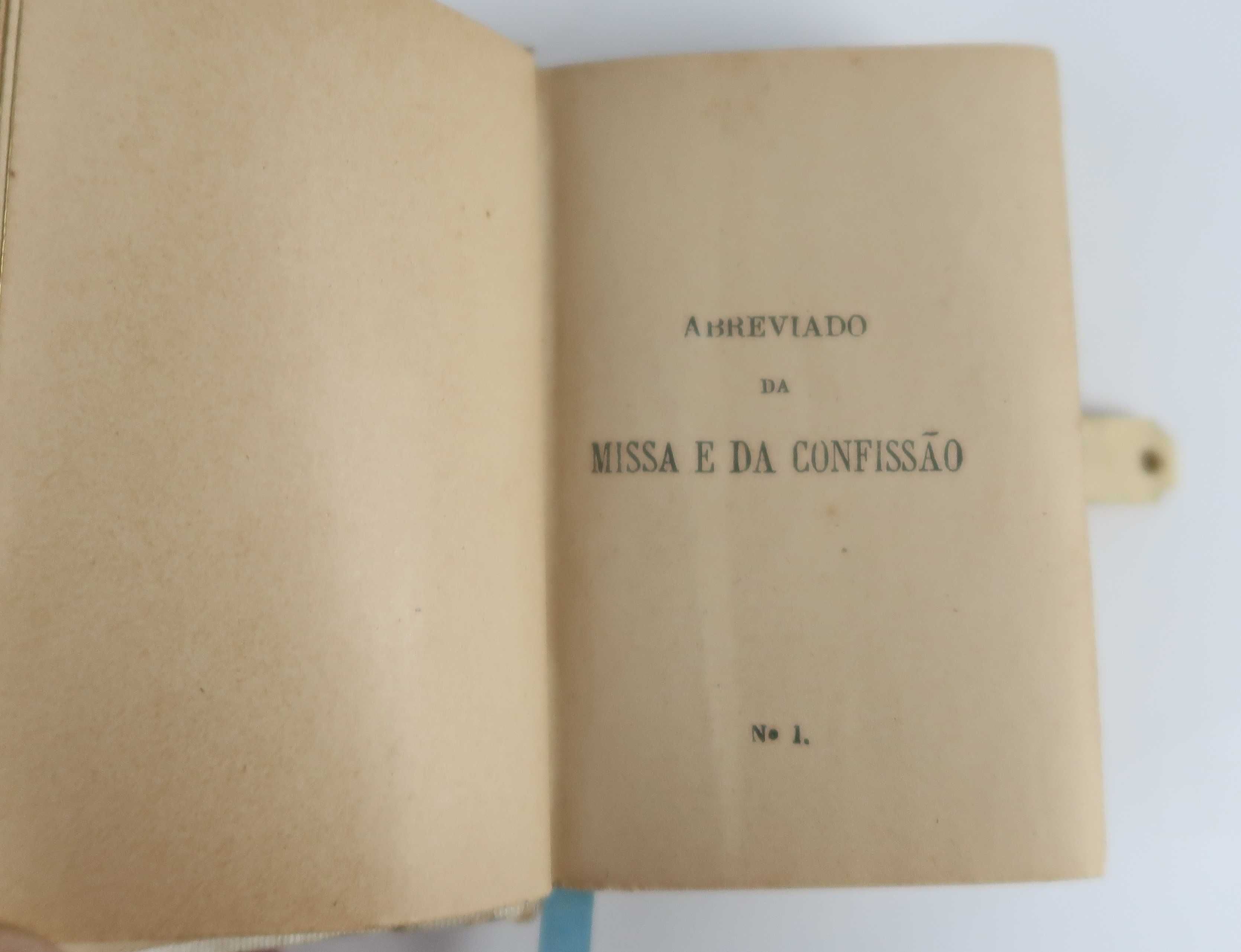 Missal Antigo - Abreviado da Missa e da Confissão (ref 1)