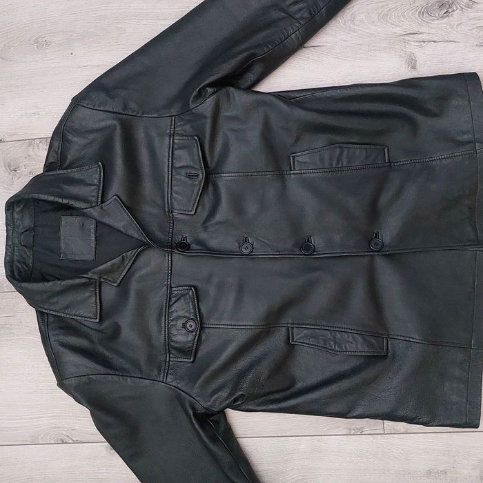 Kurtka skórzana męska czarna rozm. L