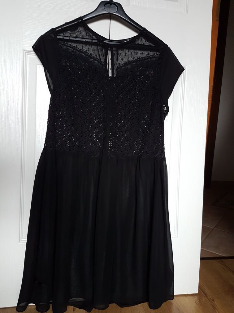 Atmosphere L/XL 40 /42 sukienka czarna idealna na kostium kąpielowy