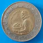 Lote 2 moedas de 100$00 de 1991  Pedro Nunes