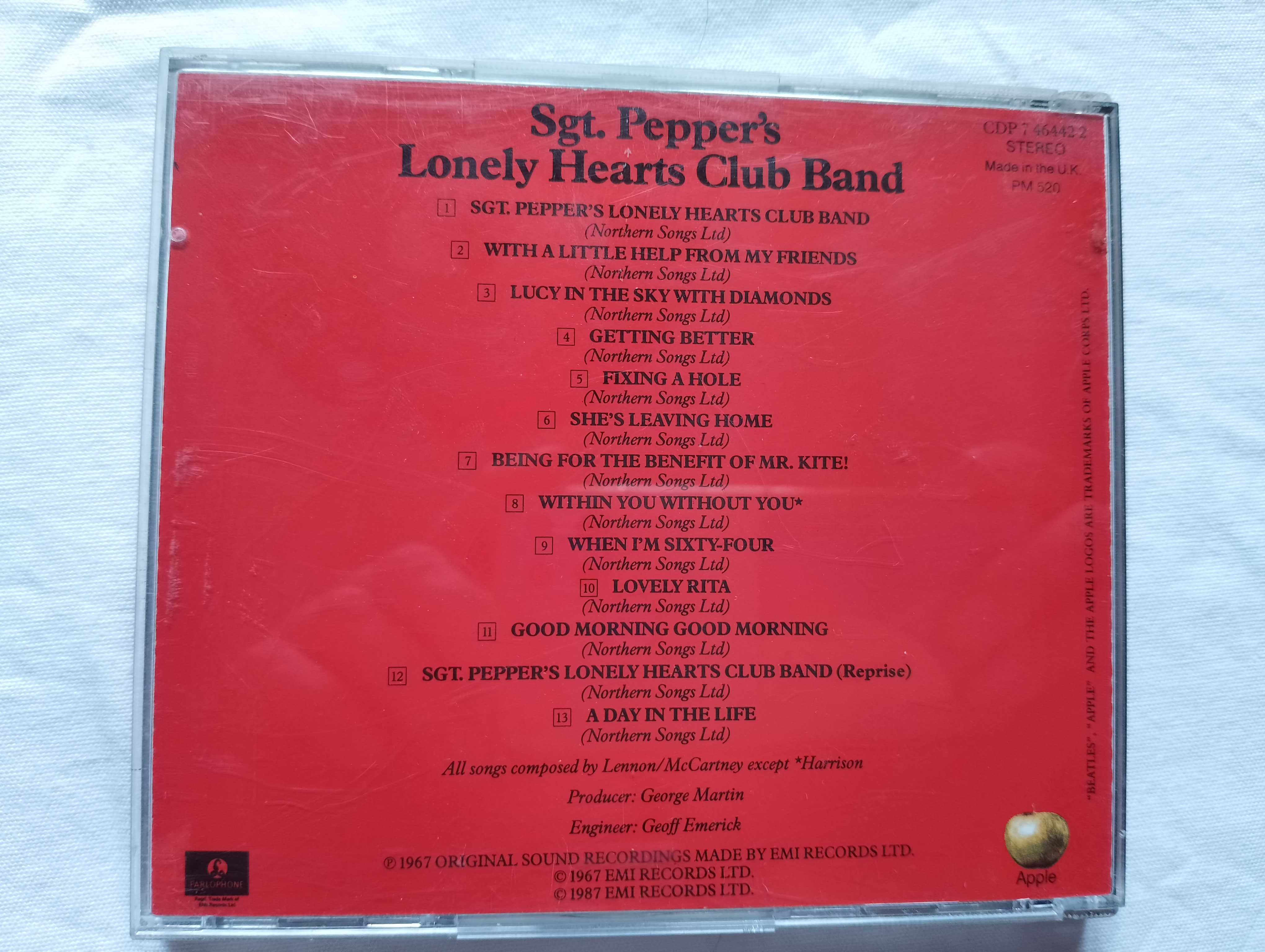 The Beatles - Pepper’s Lonely Hearts Club Band  CD
