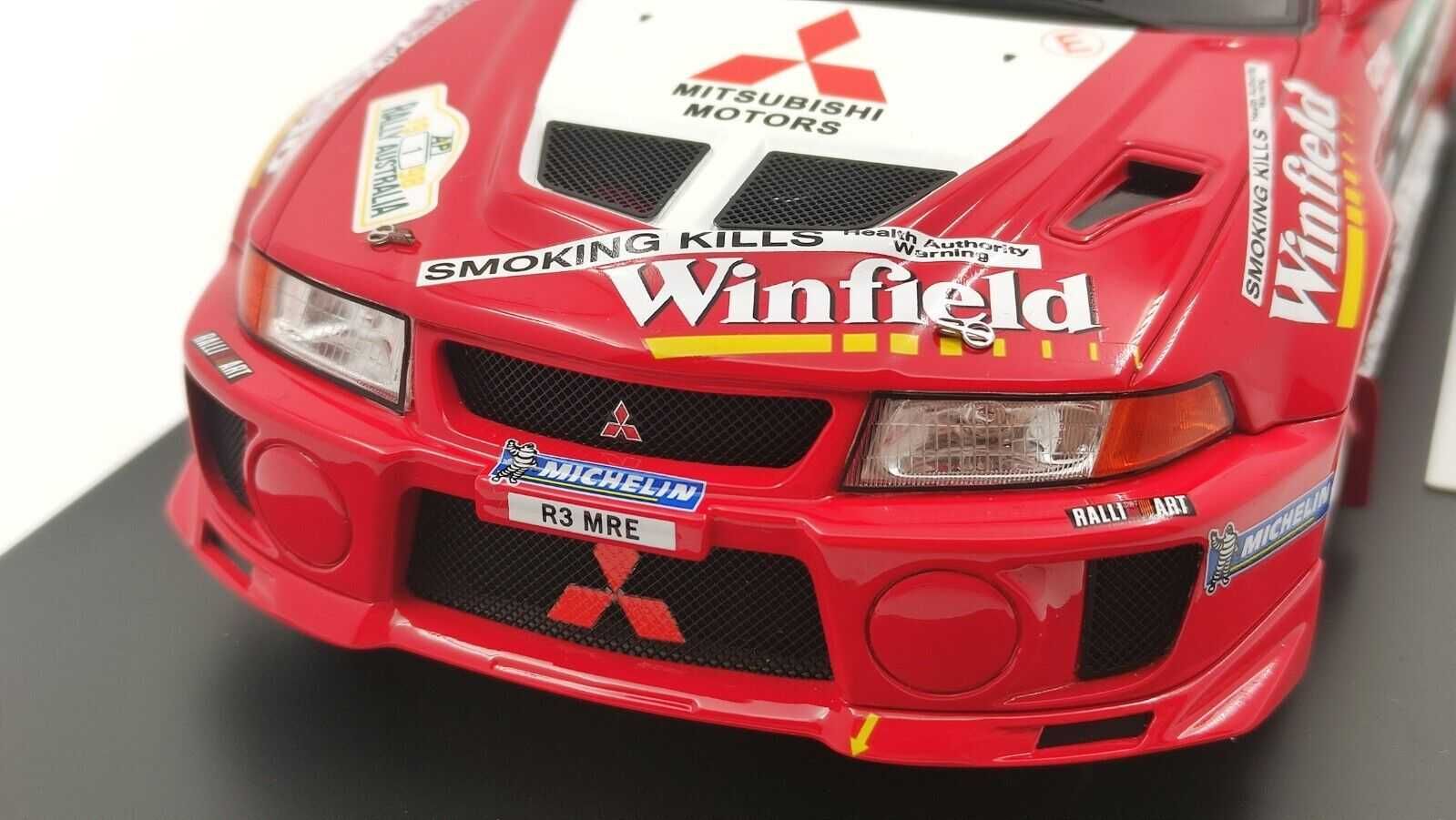 1:18 Tarmac Mitsubishi Lancer Evo. V #1 Australia Rally 1998 T.Makinen