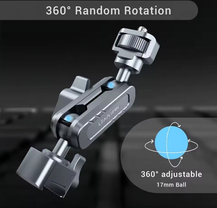Leaplumin 17 mm Magic Arm, універсальний фототримач