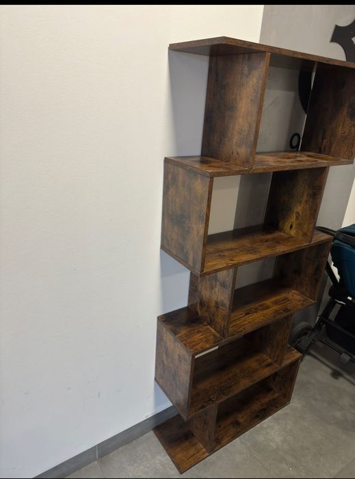 Regał drewniany ciemny