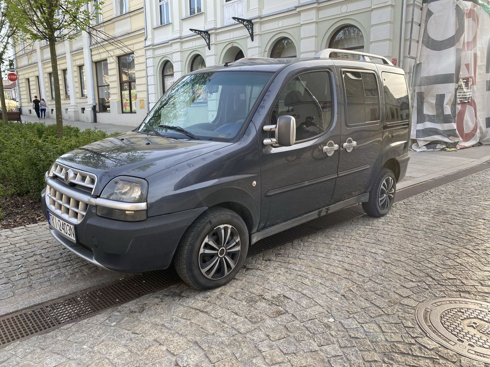 Fiat Doblo 1.9JTD Malibu mechanicznie doinwestowany! Klima! Hak!
