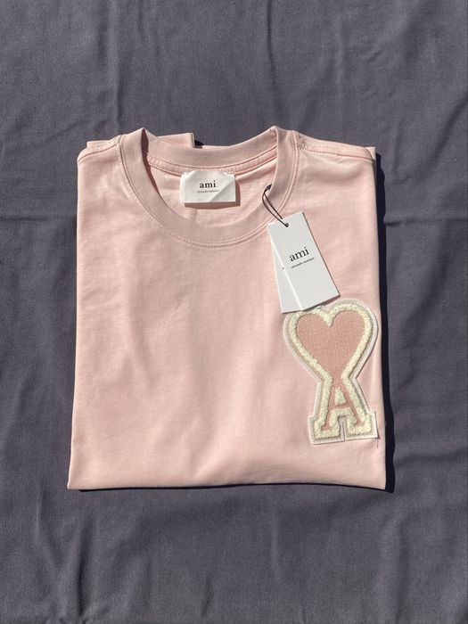 Tshirt Ami Paris rosa claro