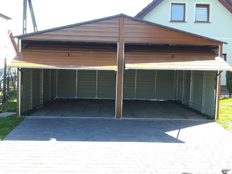 Garaż drewnopodobny 4x6 garaże blaszane, wiaty , hale