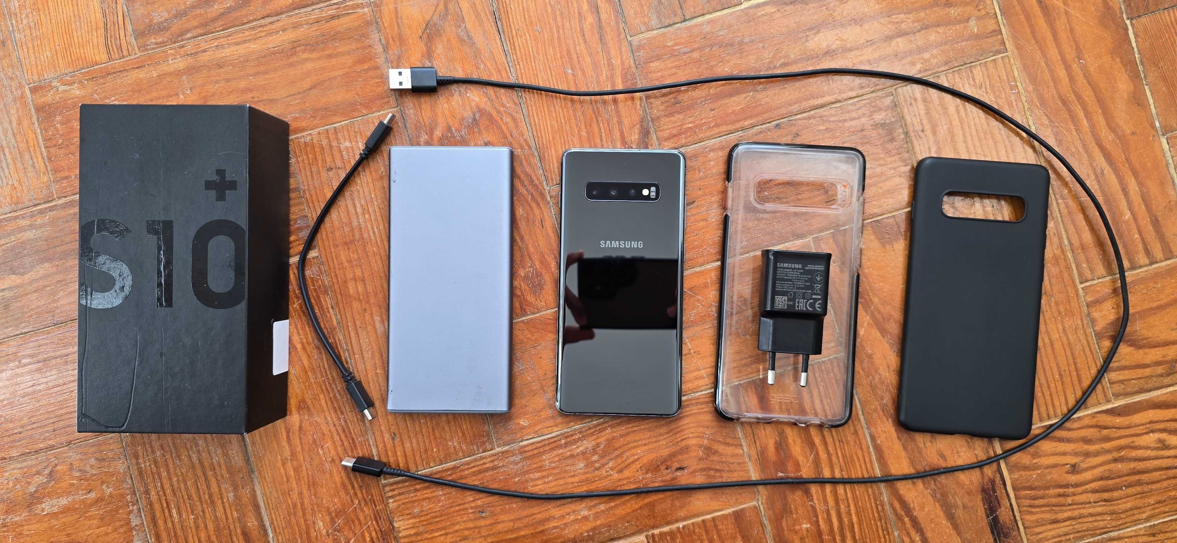 Samsung Galaxy S10 Plus 1TB, 12GB RAM, Preto Cerâmico, Como Novo