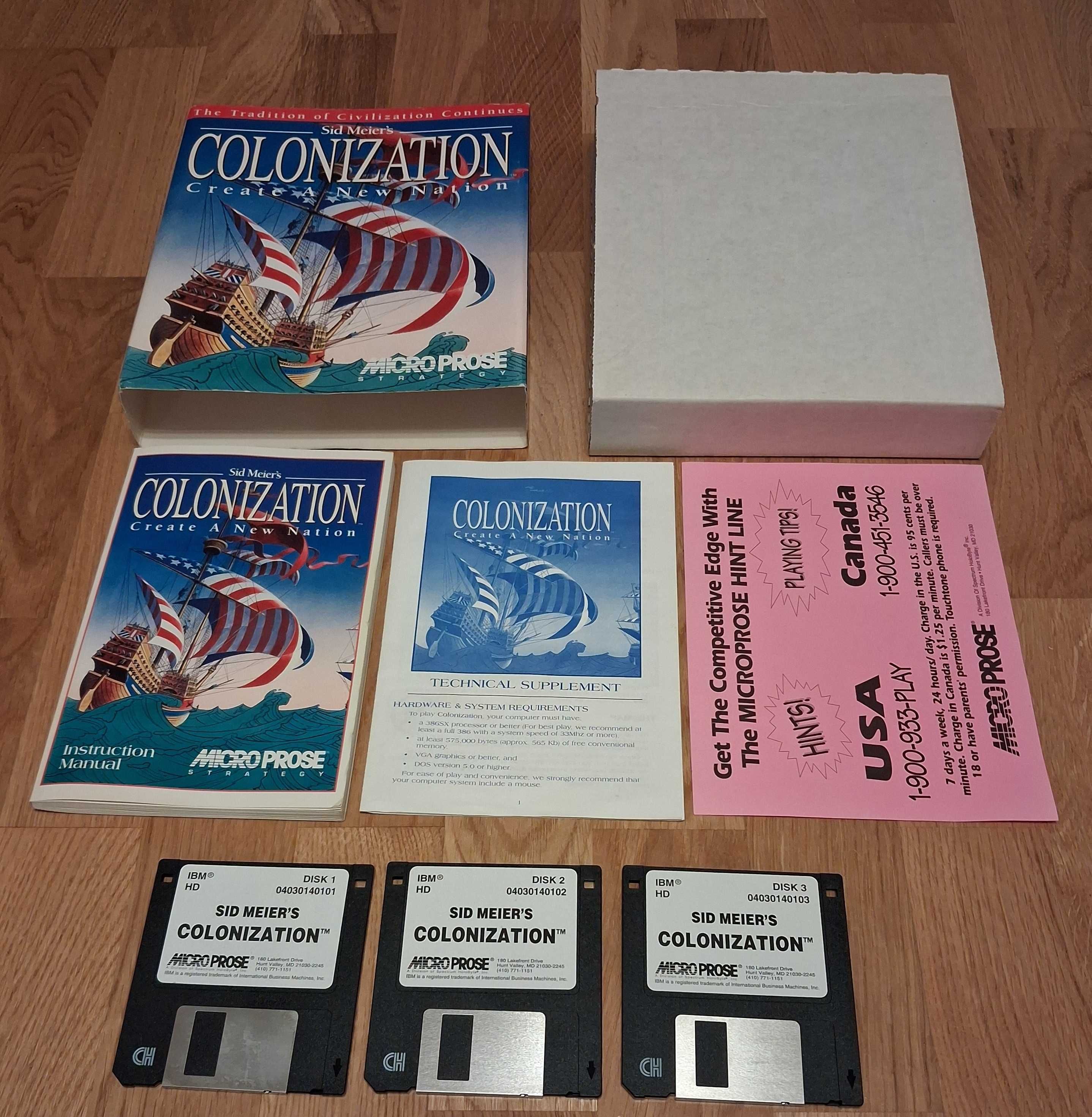 Sid Meier's Colonization: Create a New Nation PC Big Box - 3,5"