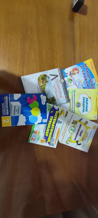 Нові робочі зошити для 2 класу. Кількість 6 од.