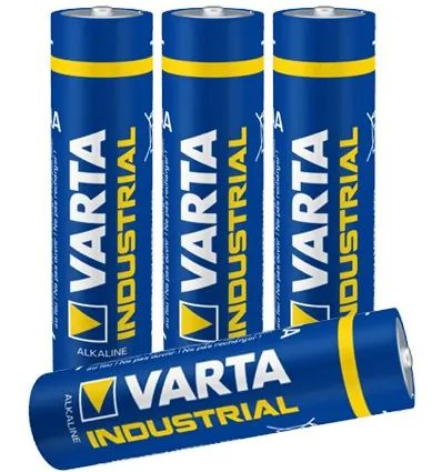 Zestaw 60x baterie alkaliczne AA VARTA R6 Industrial duże paluszki