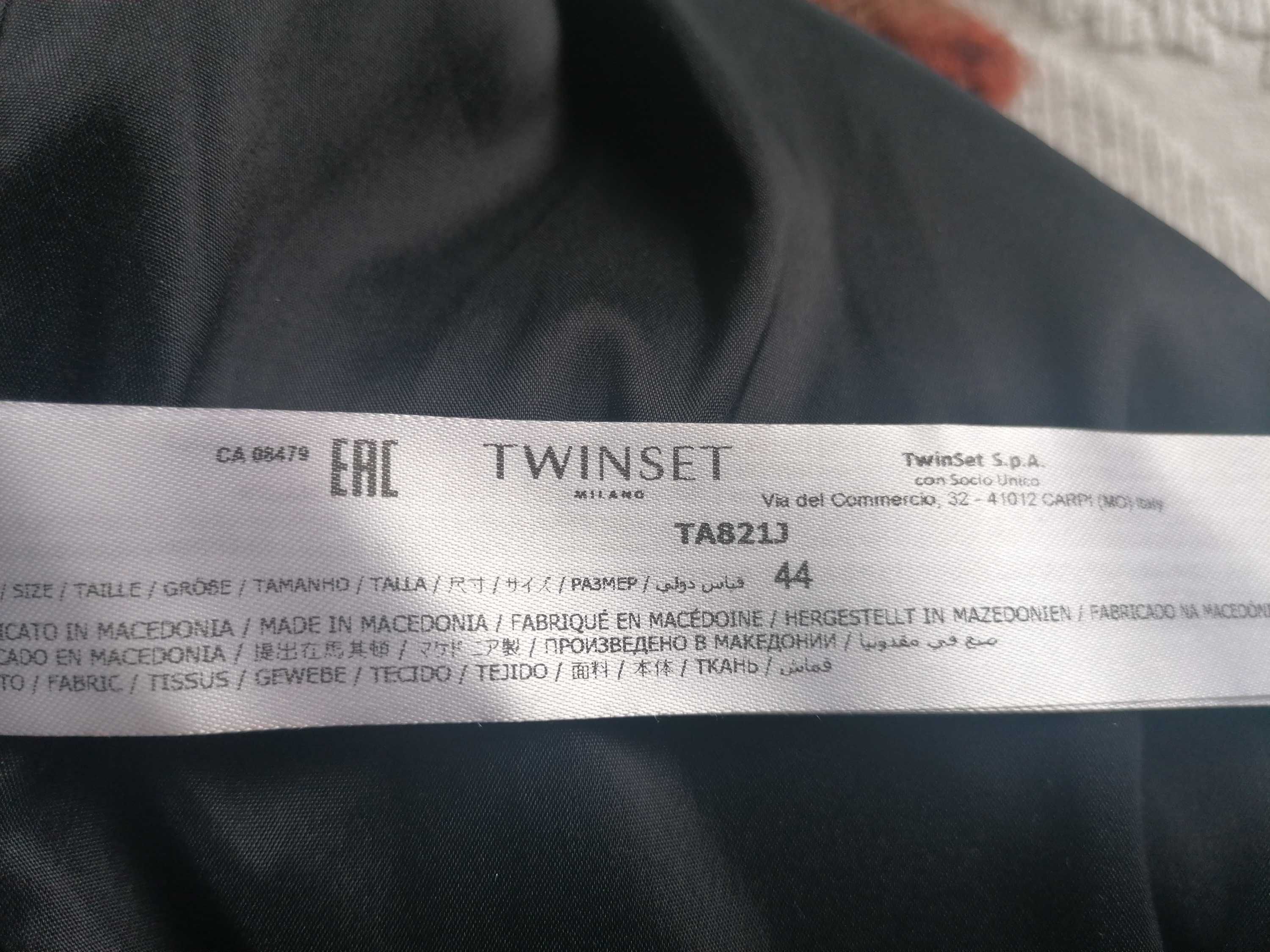 Prawie nowa lekka kurtka z alpaką i wełną z lamy marka Twinset