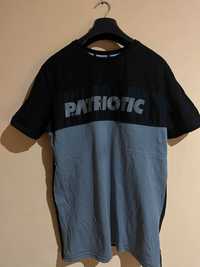 Patriotic f-mesh t-shirt koszulka szaro czarna L