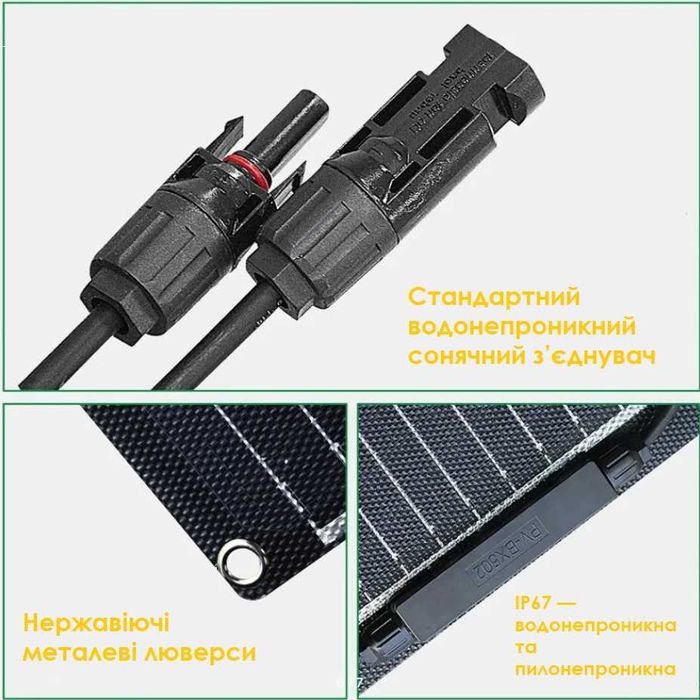 Сонячна панель EcoFlow 100 Вт солнечная панель экофло гнучка гибкая