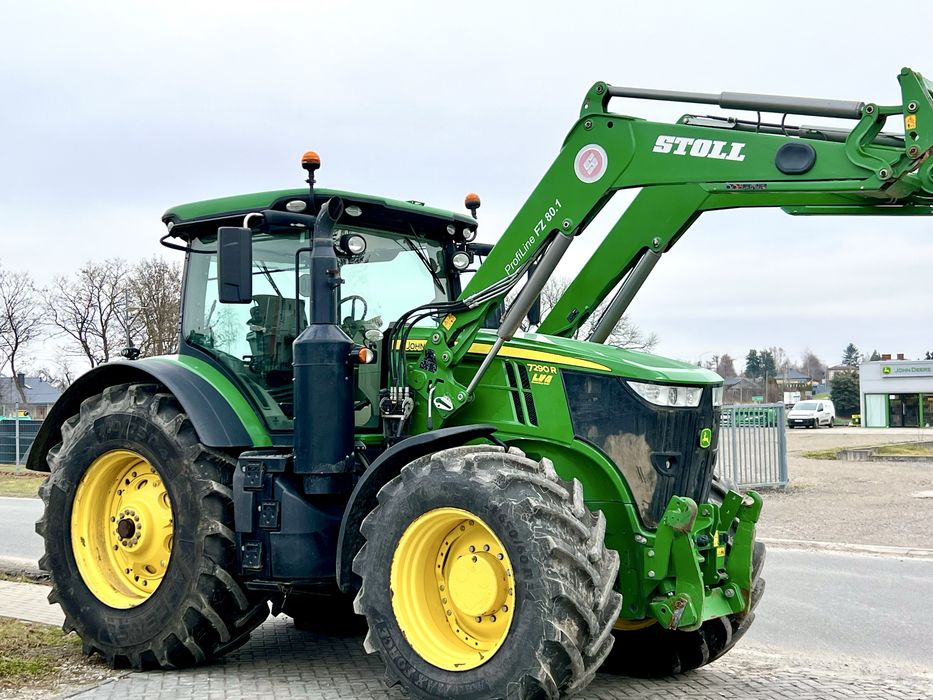 John Deere 7290R 9l 290KM Power Shift 2018r Pneumatyka Sprowadzony