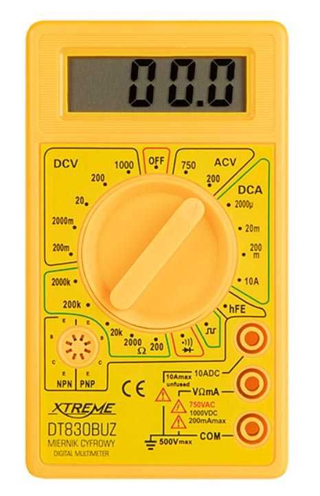 Uniwersalny miernik cyfrowy XTREME DT830BUZ