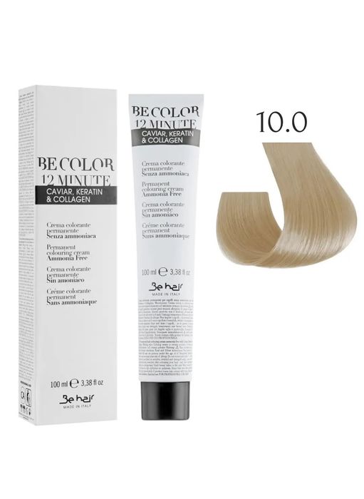 BECOLOR 12 MINUTE  10.0,  фарба для волосся для блондинок ,тонуюча.