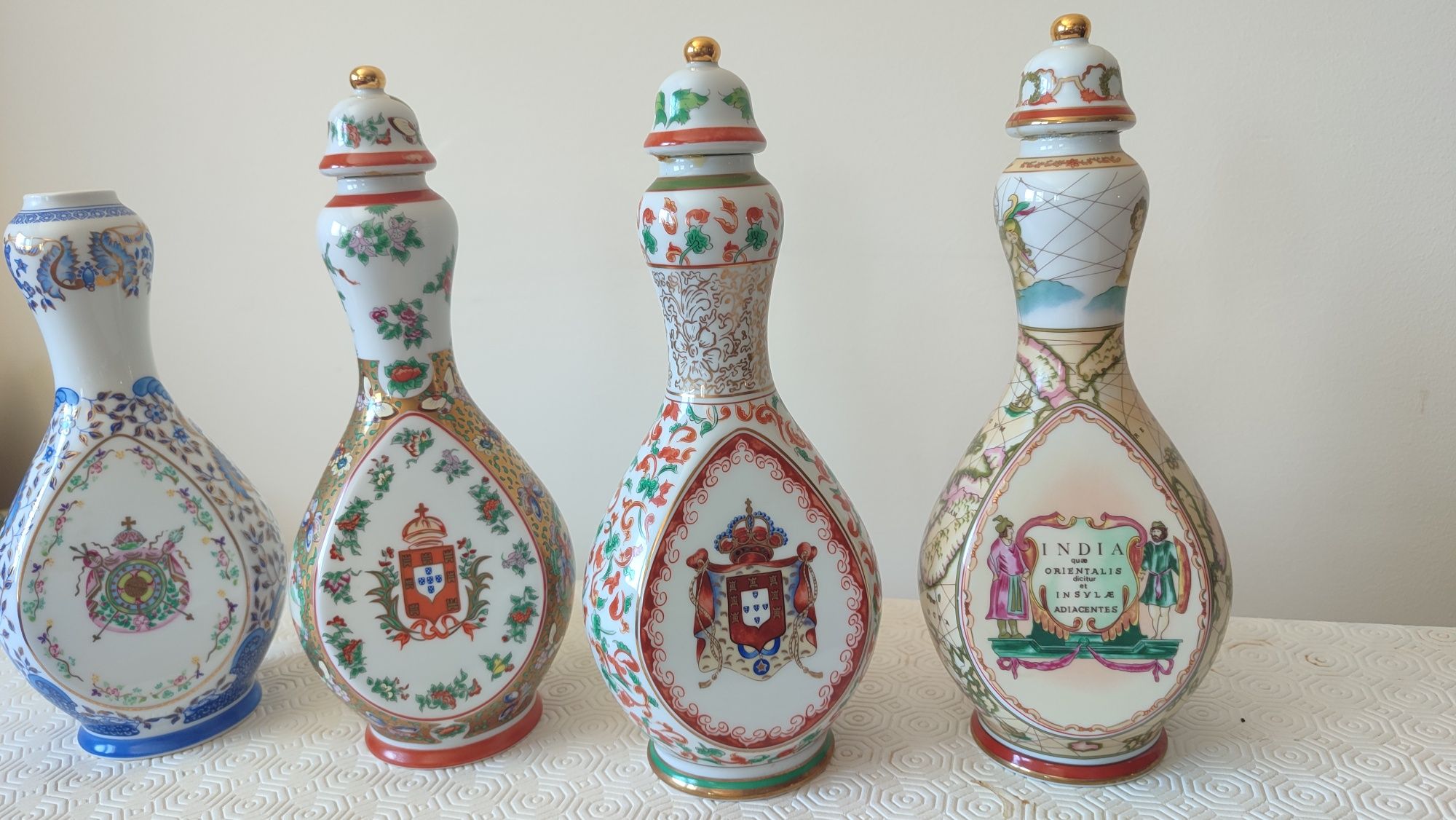 4 Jarras de coleção, companhia das indias, Rota dos oceanos,