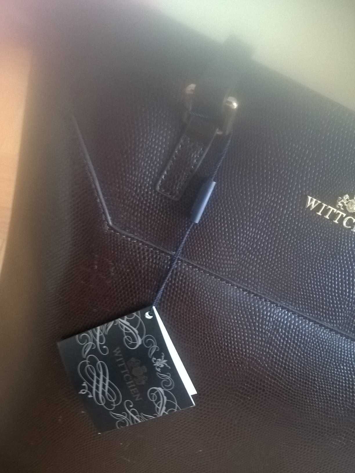 Torebka Wittchen shopperka ze skóry