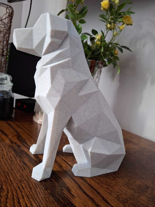 Figurka pies geometryczna druk 3D