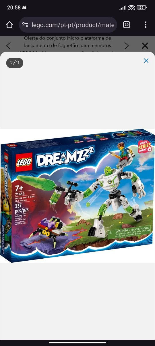 Lego 71454 DreamZzz Novo