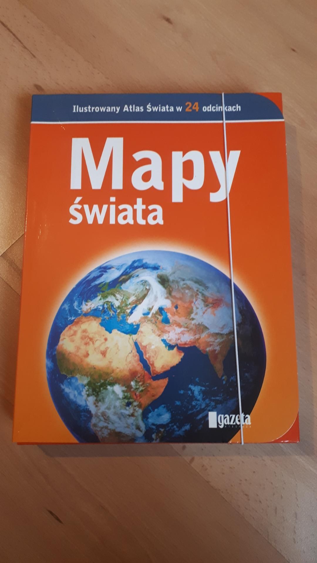 Mapy świata - Ilustrowany atlas świata (24 mapy)