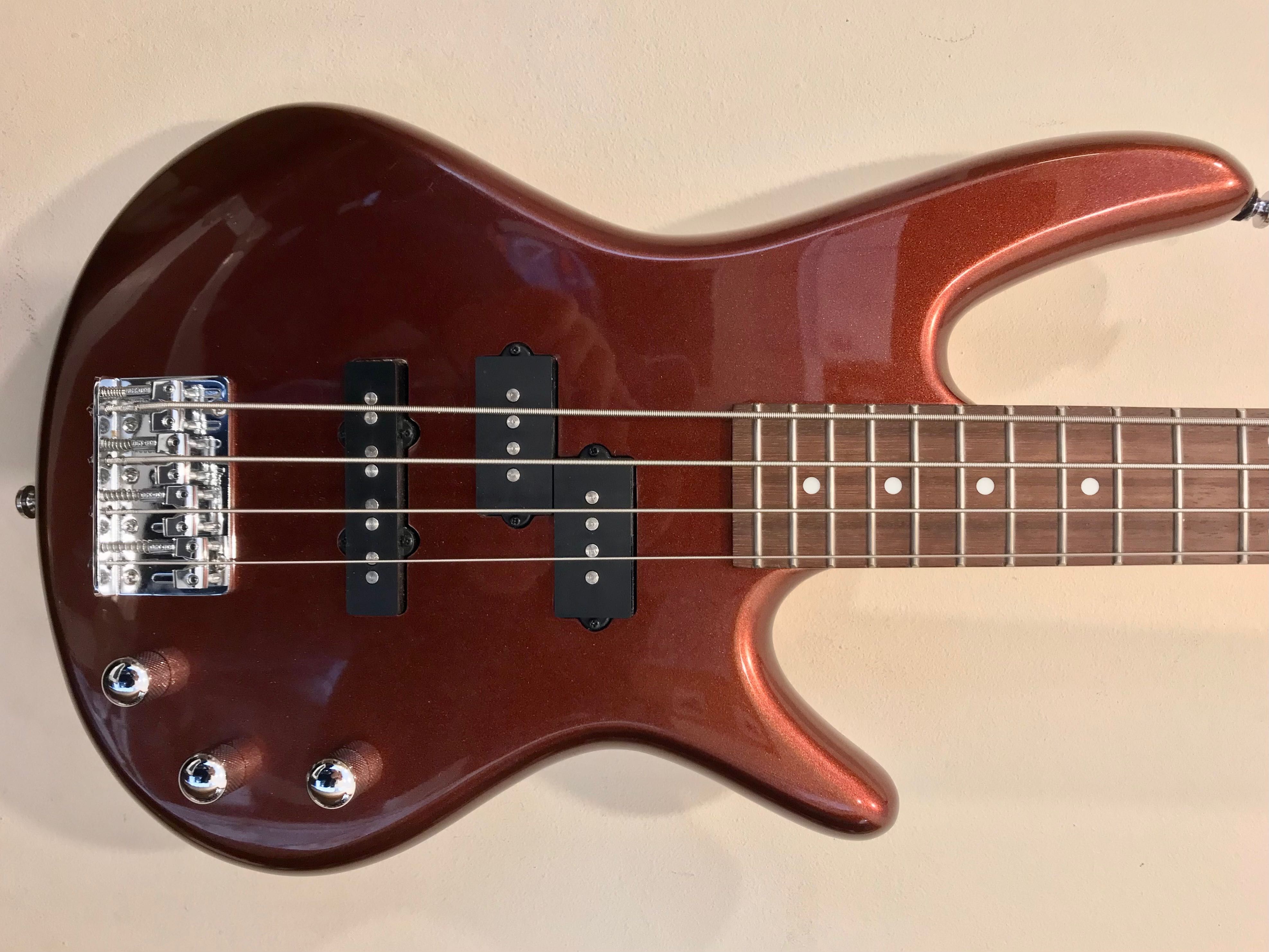 IBANEZ GSRM20 Root Beer Metallic Gio Mikro Gitara BASOWA jak NOWA pokr