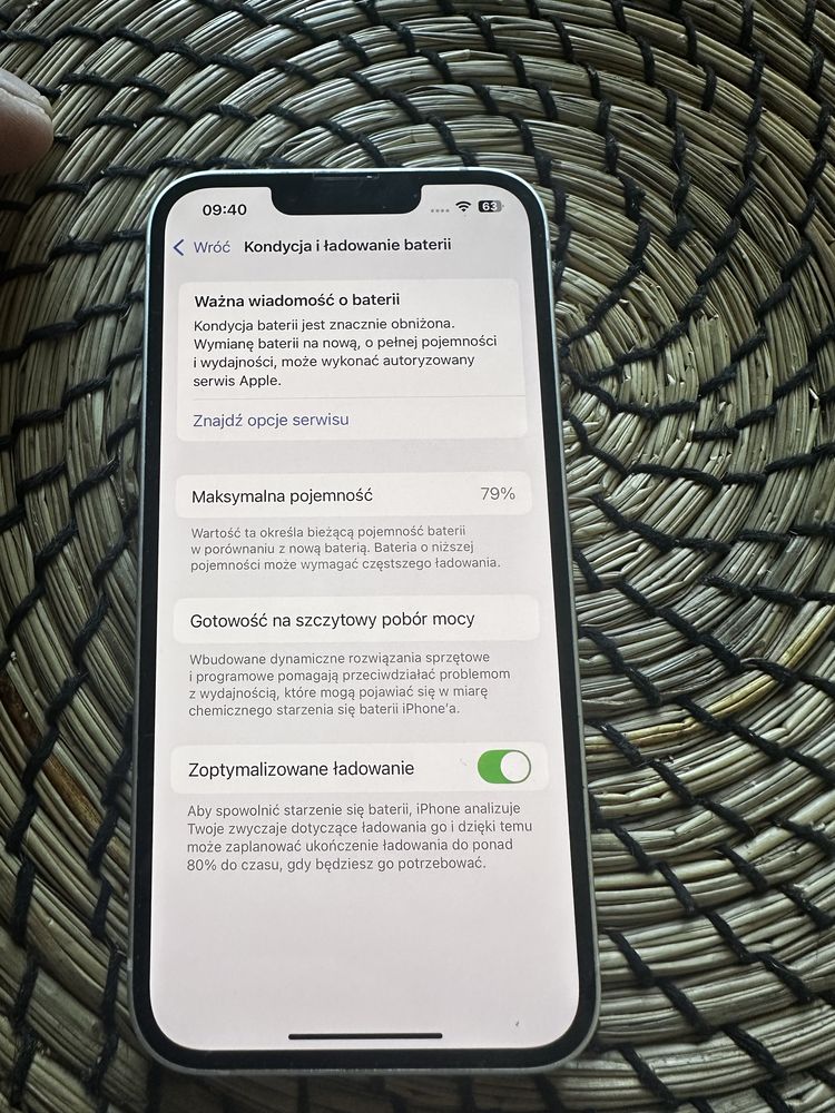 Iphone 13 256gb stan idealny