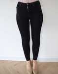 Only push up 38 m /30 spodnie rurki czarne skinny onlpowed mid