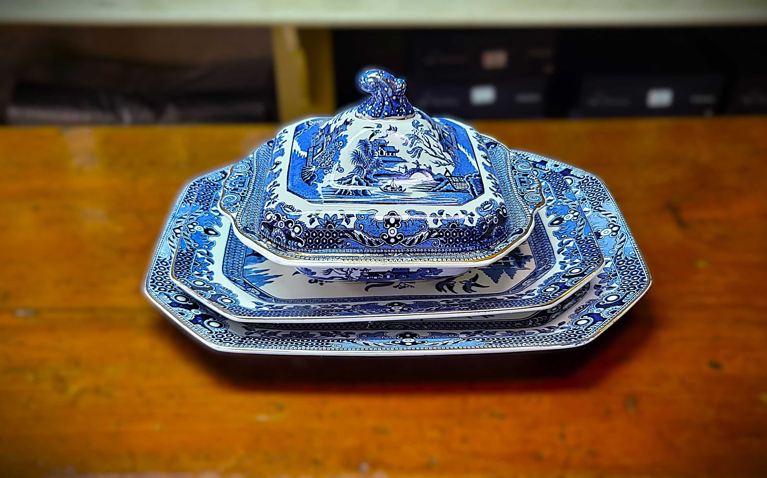 Louça Burleigh Ware com padrão Willow - Original