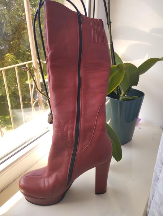 Чоботи жіночі демісезонні шкіряні