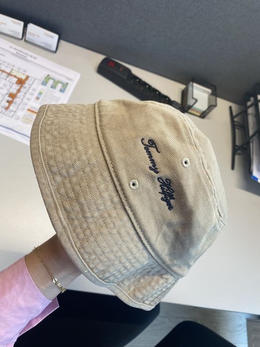 bucket hat kapelusz rybacki bezowy tommy hilfiger nowy z metka