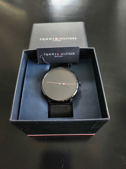 Zegarek Tommy Hilfiger Quartz Accelerator TH Czarny SS Mesh Bracelet