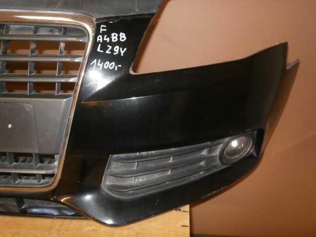 audi A4 B8 zderzak przód przedni czarny LZ9Y kompletny fajny