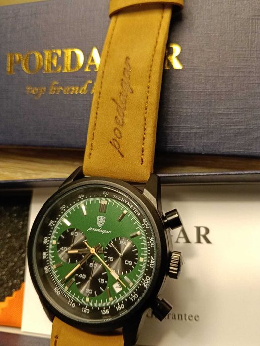 Relógio Poedagar Chronograph ref: 921B Novo