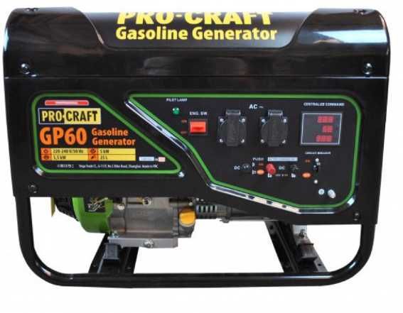 Генератор бензиновий Procraft GP60 (5.5 кВт)