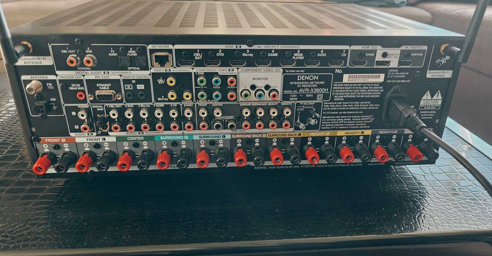 Av ресивер Denon AVR-X3600H 9.2 / 11.2   канали.