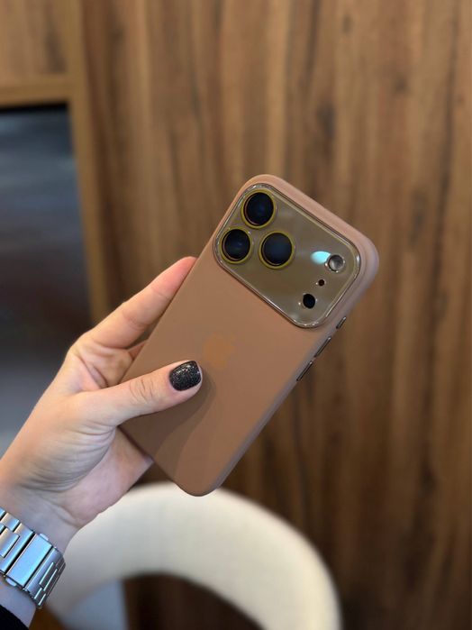 Чохол з мікрофіброю silicone case iphone 17 pro max чехол айфон про