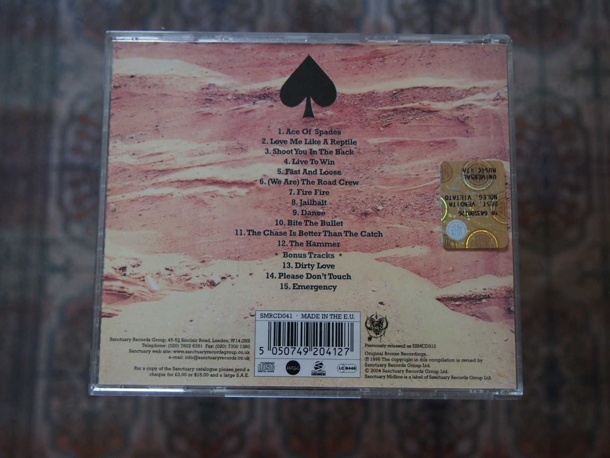 Motorhead "Ace of Spades" cd