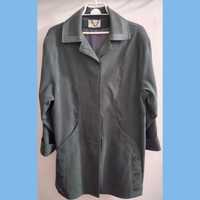 Płaszcz oversize l xl zielony khaki fioletowy vintage