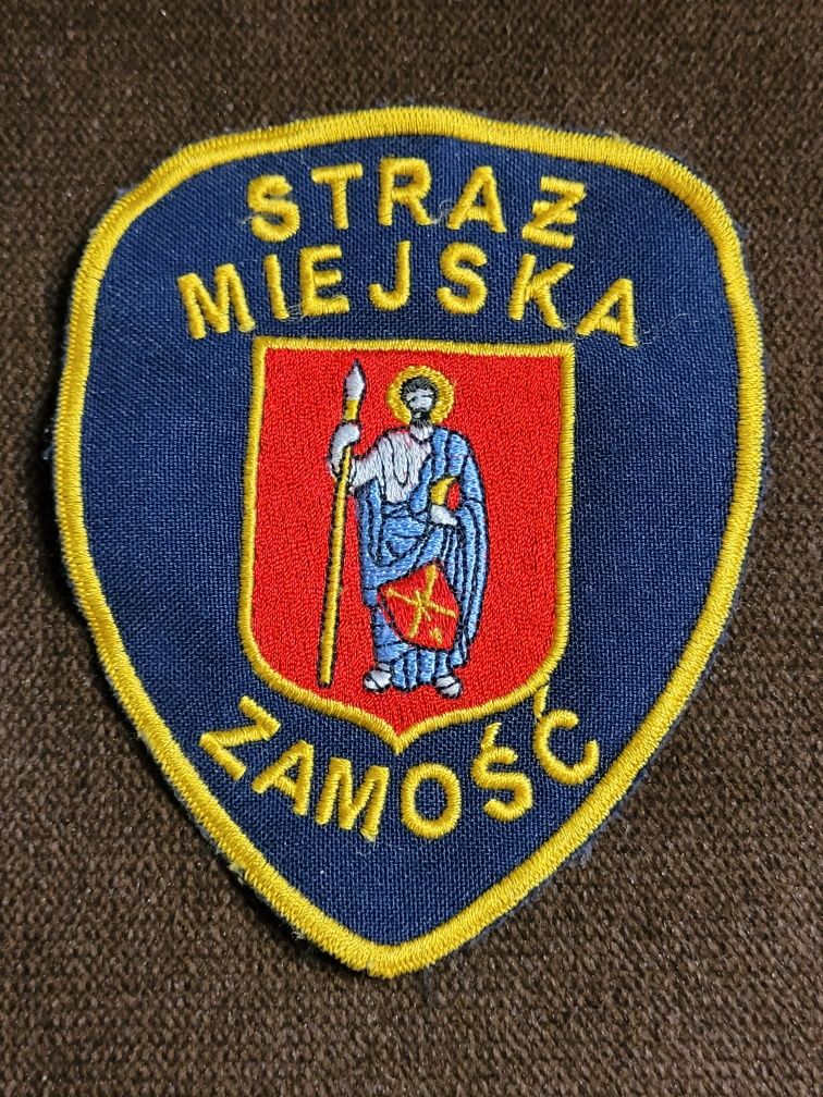 Naszywka Straż Miejska Zamość, emblemat